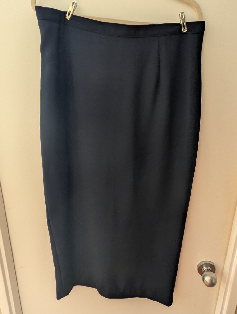 Haute Couture By Ultima Navy Midi Skirt